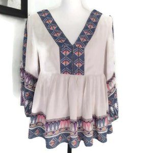 Free People Flowy Boho Top